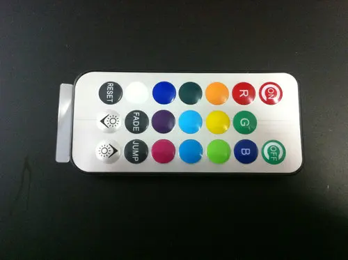 Многоцветный 9-пакет СИД светильник с дистанционным управлением Погружной база