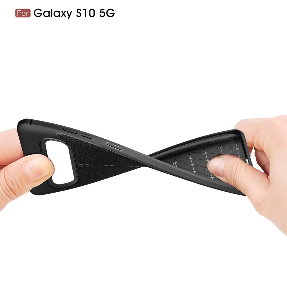 Для samsung Galaxy S10 5G 6 7 &quotУдаропрочный Мягкий силиконовый чехол для телефона |