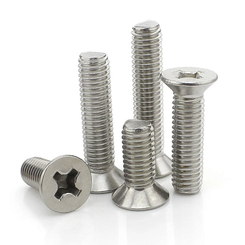 304 нержавеющая сталь потайной головкой провод крестообразный шлиц плоский винт