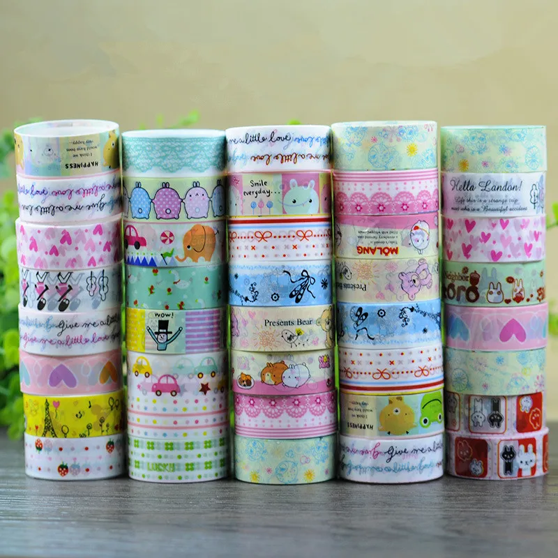 10 шт. милые Разноцветные Детские реквизит для фотографий лента с рисунками