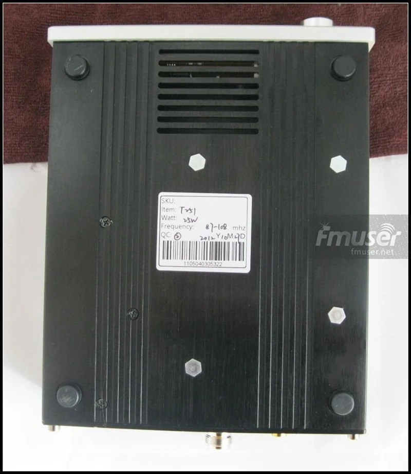 FMUSER Φ 25W PLL FM радиопередатчик вещания для радиостанции моно/стерео регулируемый