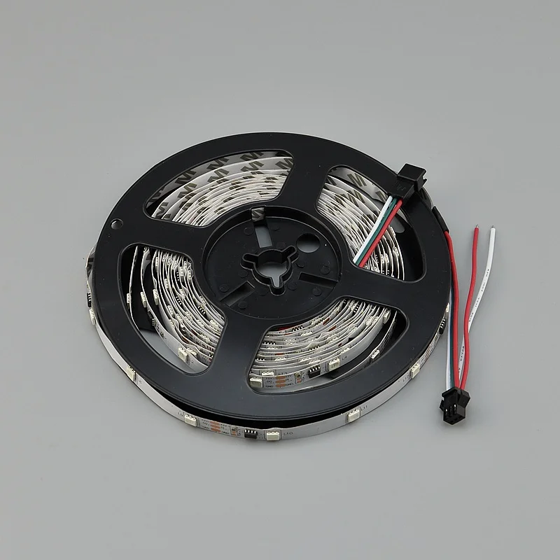 RGB Светодиодные ленты 5050 SMD гибкие полосы света 5 м светодиодный Клейкие лампа DC12V