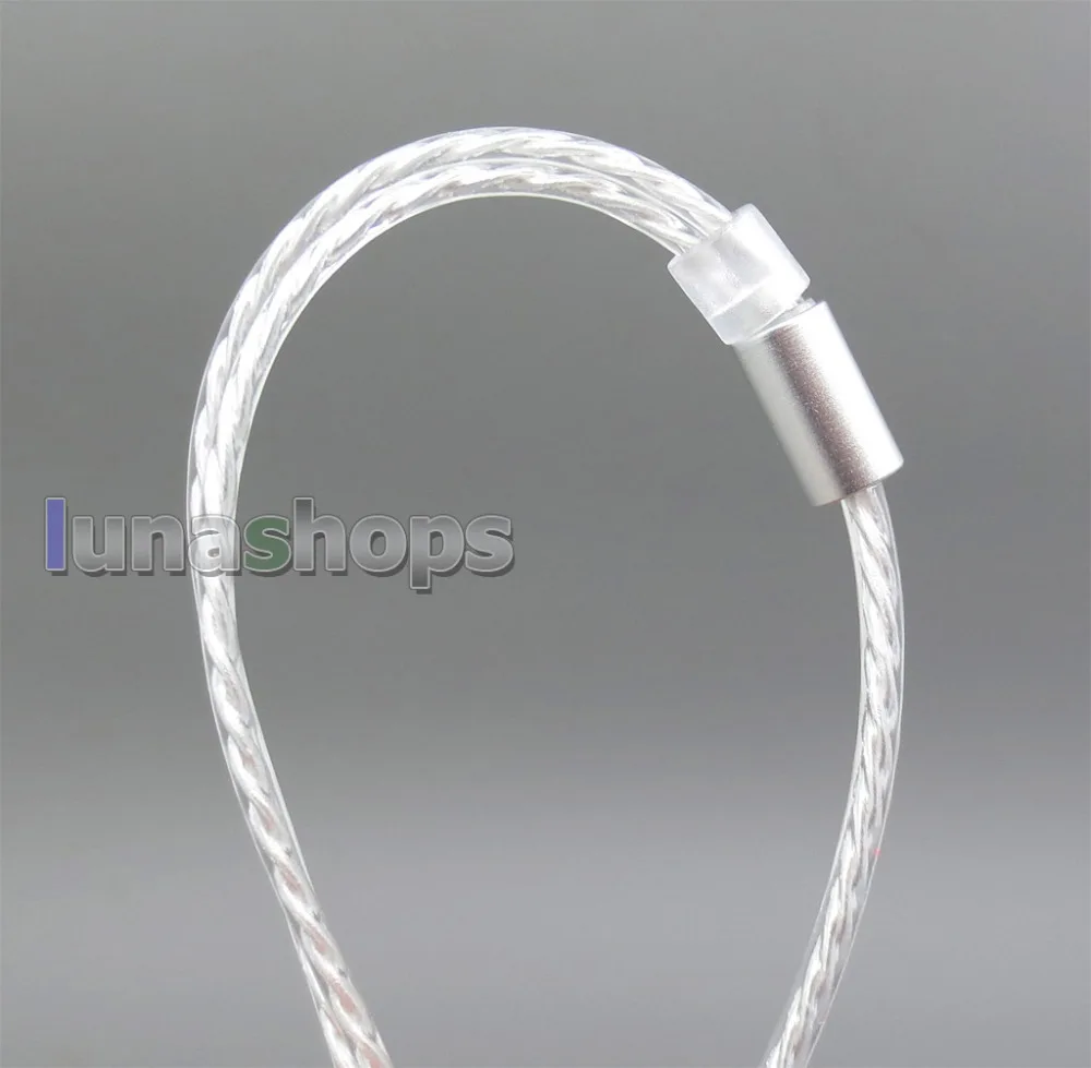 

LN005893 1.2m GY-Seiris OCC Silver Plated PVC Cable For Westone 0.78mm W4r UM3X UM3RC ue11 ue18 JH13 JH16 ES3