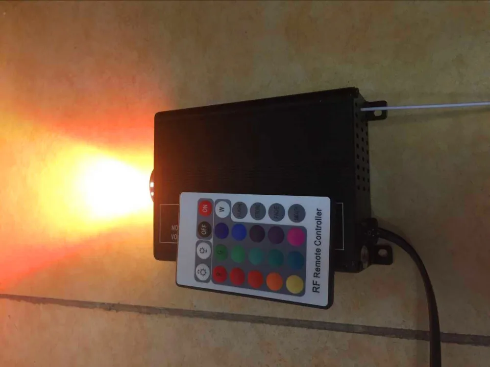 16 Вт LED RGB свет двигателя с 24 клавишным радиочастотным пультом AC100 265V входом|engine