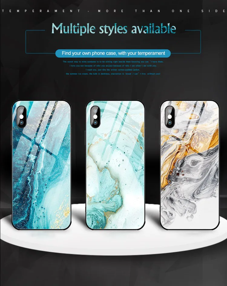 Стеклянный чехол для телефона для iPhone XS MAX XR X 10 мраморный камень абстрактный дизайн роскошный силиконовый чехол s Чехол для iPhone 7 8 6S Plus