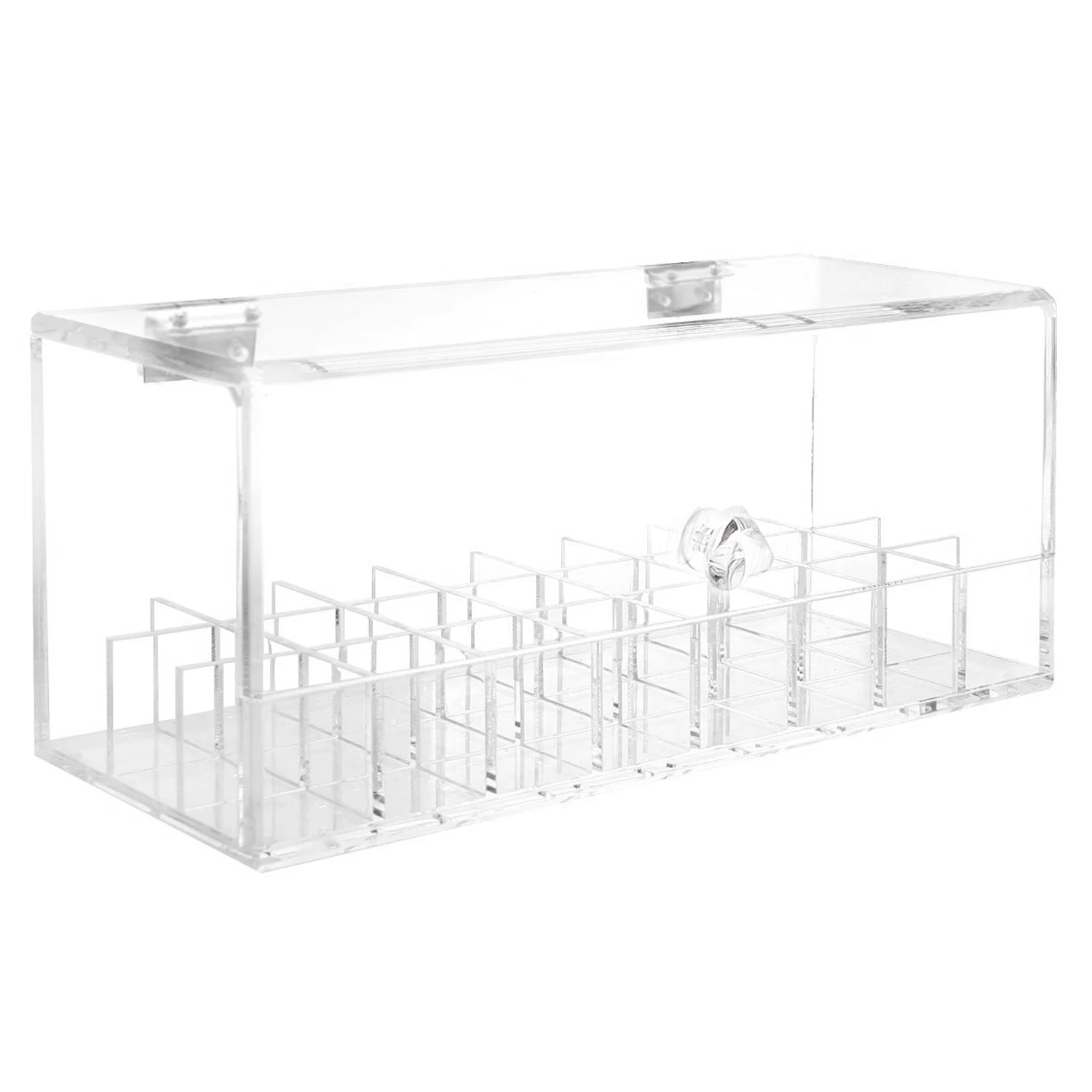 24 слота откидной колпачок помада лак для ногтей подставка держатель Органайзер