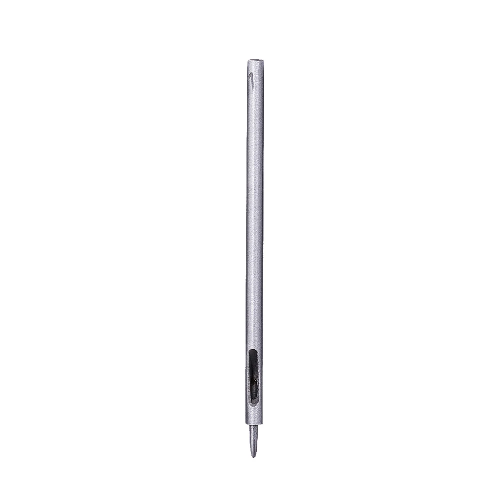 0.8mm LMDZ DIY ручной работы ремень для пробивки отверстий в коже Дырокол полый сверлильный инструмент кожаный ручной работы перфоратор набор кожаный инструмент - Цвет: 0.8mm