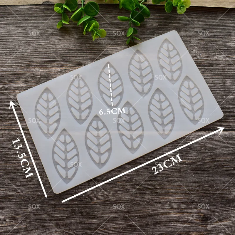 Силиконовая форма для шоколада в форме молодых листьев силиконовая украшения