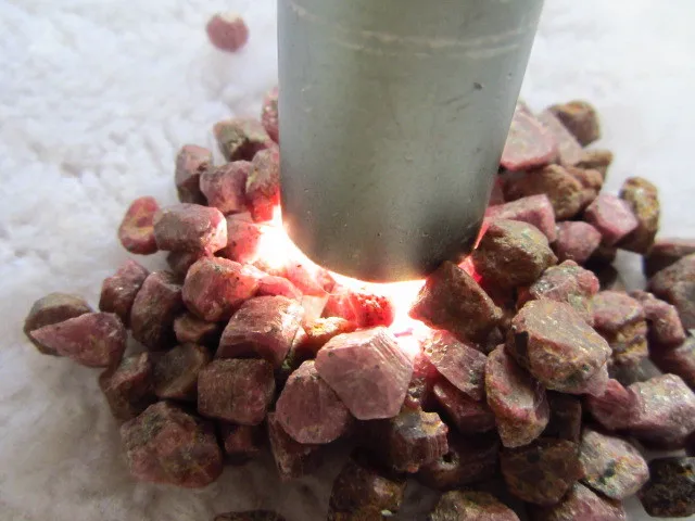 Потрясающий натуральный рубин грубый образец 50 ct рейки|reiki| |