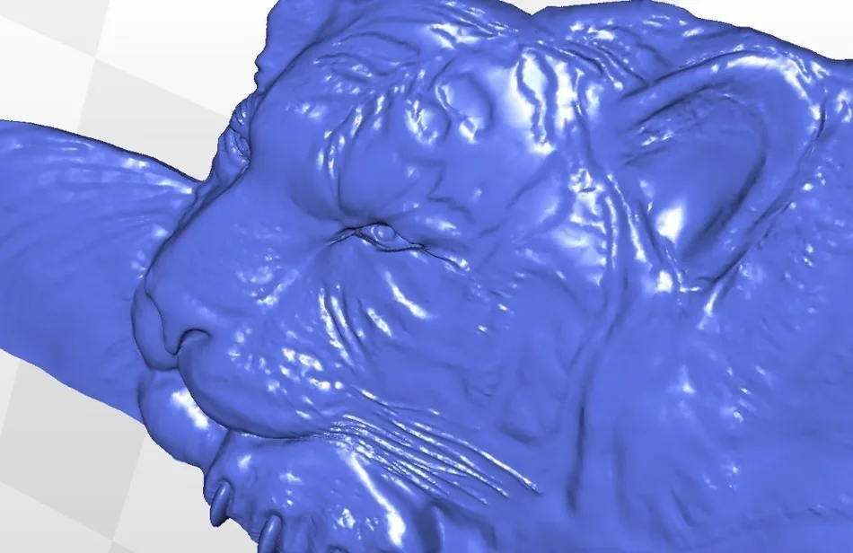 3d модель рельеф для ЧПУ в формате STL tiger_5|3d model relief|3d relief modelfor cnc |