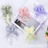 wedding pull flower gift packaging pull bow ribbons decorative holiday pull flower christmas home garden festive party supplies