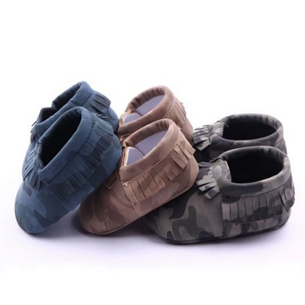 Новая однотонная камуфляжная леопардовая обувь для маленьких мальчиков и
