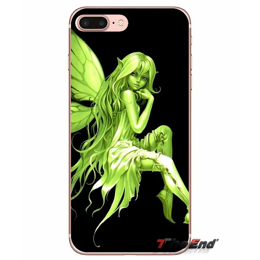 Прозрачный чехол из ТПУ для iPhone X 4 4S 5 5S 5C SE 6 6S 7 8 Plus Samsung Galaxy J1 J3 J5 J7 A3 A5 2016 2017 pretty fairy