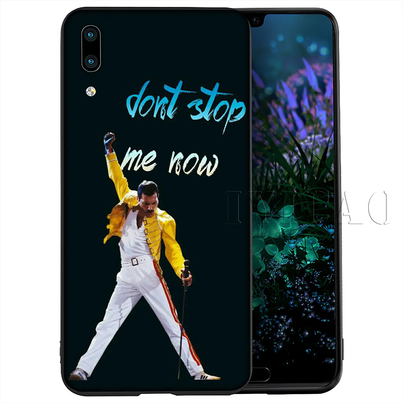 Мягкий силиконовый чехол для телефона IYICAO Queen Freddie Mercury Huawei Y9 Y7 Y6 Prime 2019 Honor 20 8C 8X 8 9 9X