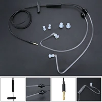 3 5mm plug air tube anti radiation earphone 2 air acoustic tube stereo headset for iphone for samsung