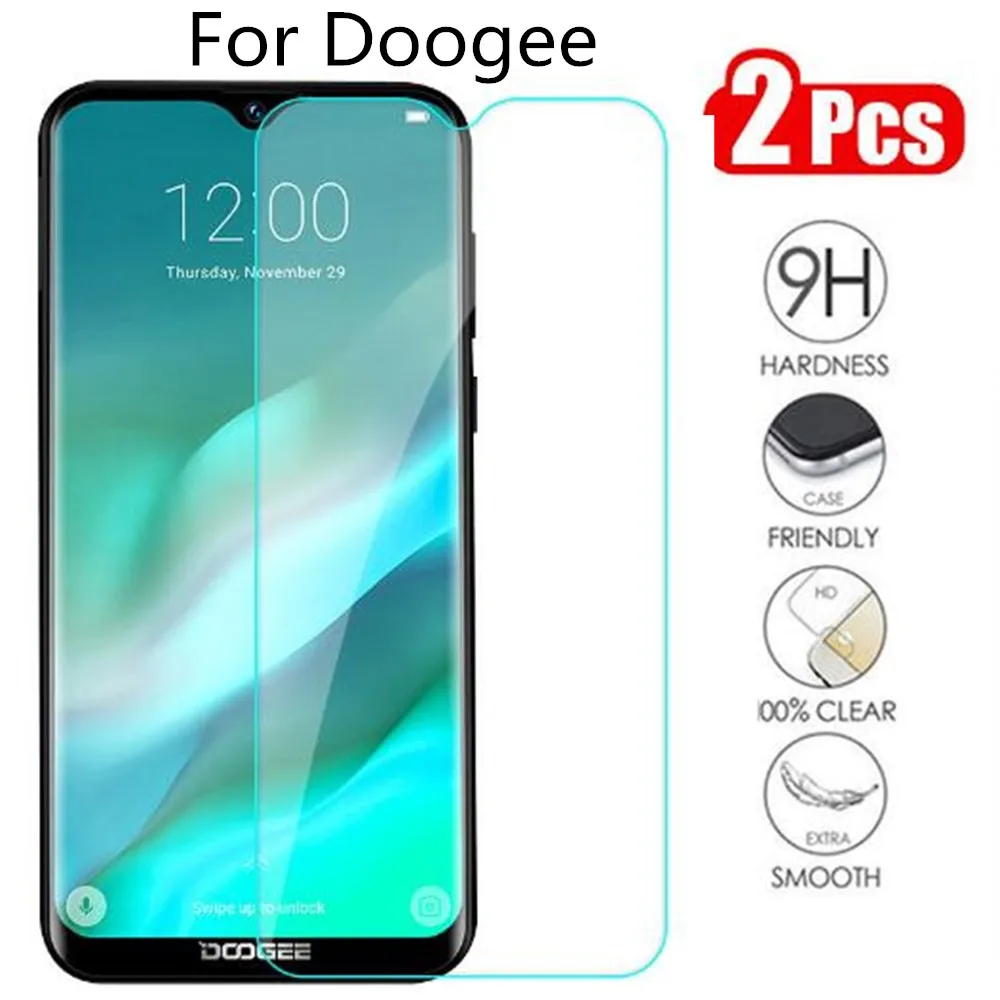 2 шт. закаленное Стекло Для Doogee S55 S60 S70 X11 N10 Y8 Y8C Экран для защиты от дождя Для Doogee X90 S90 Y7 защиты Стекло