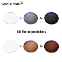 1 61 photochromic single vision prescription optical spectacles lenses with fast color change performance