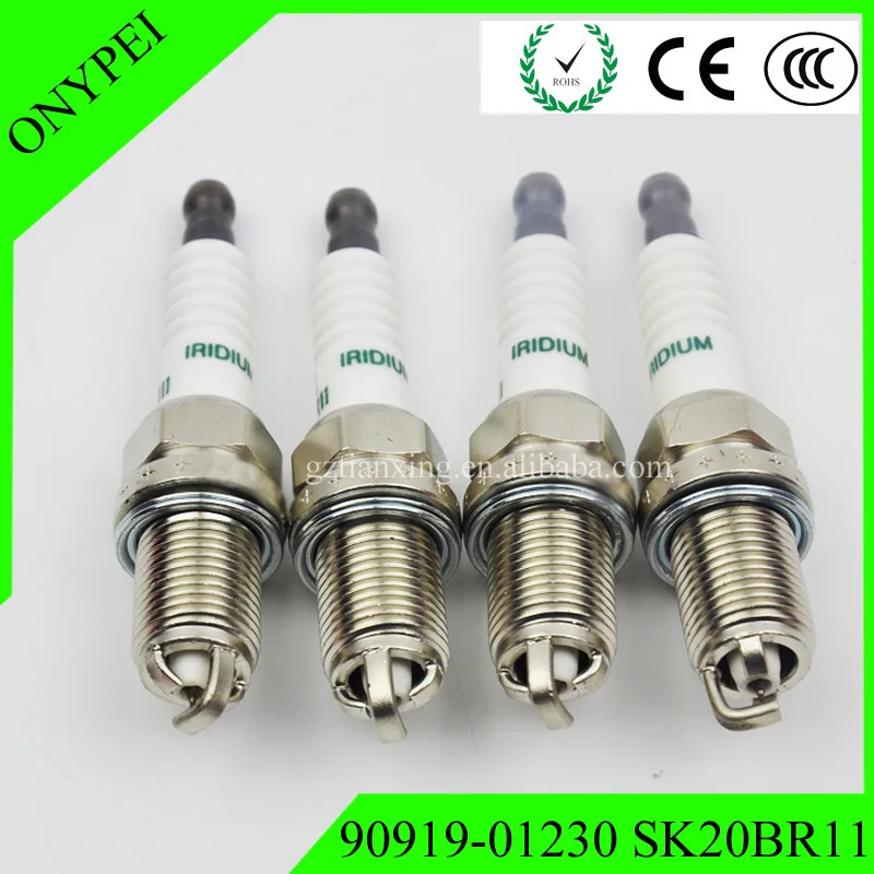 Высокое качество 4 шт. 90919 01230 SK20BR11 Свеча зажигания для Toyota SK20BR 11 9091901230 11|plug|plug spark |