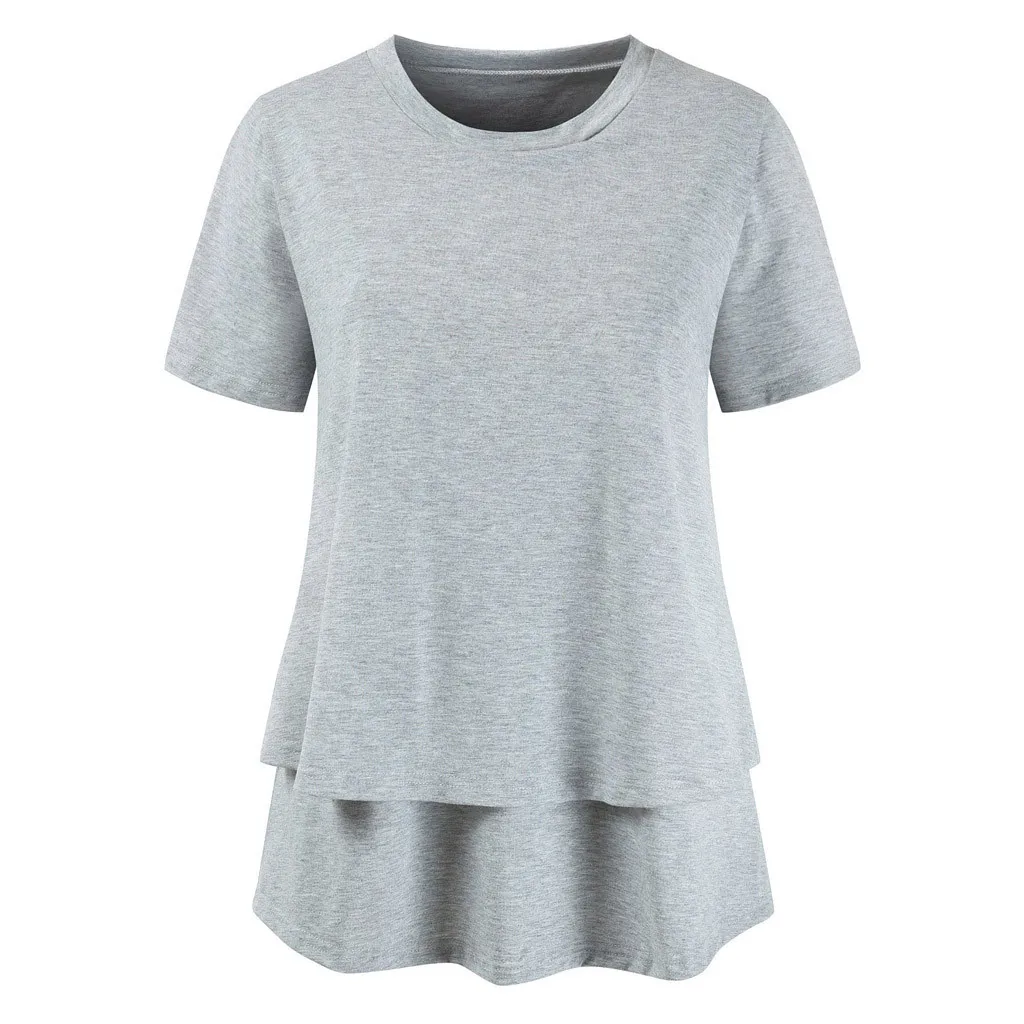 Женская блузка SAGACE летняя с коротким рукавом для кормления|Футболки| |