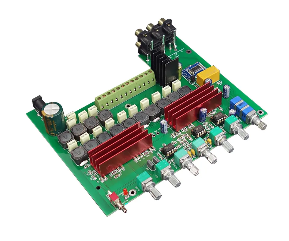 Hi Fi колледж WL60 TPA3116D2 Bluetooth 4 2 Плата усилителя 5 1 каналов аудио усилители 100WX1 + 50WX5 с