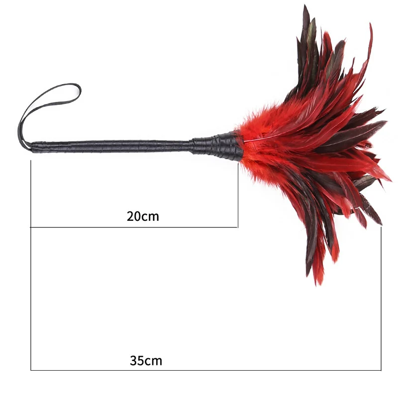 Взрослых Фетиш Секс-игрушки для женщин мягкая перо Tickler озорной садо