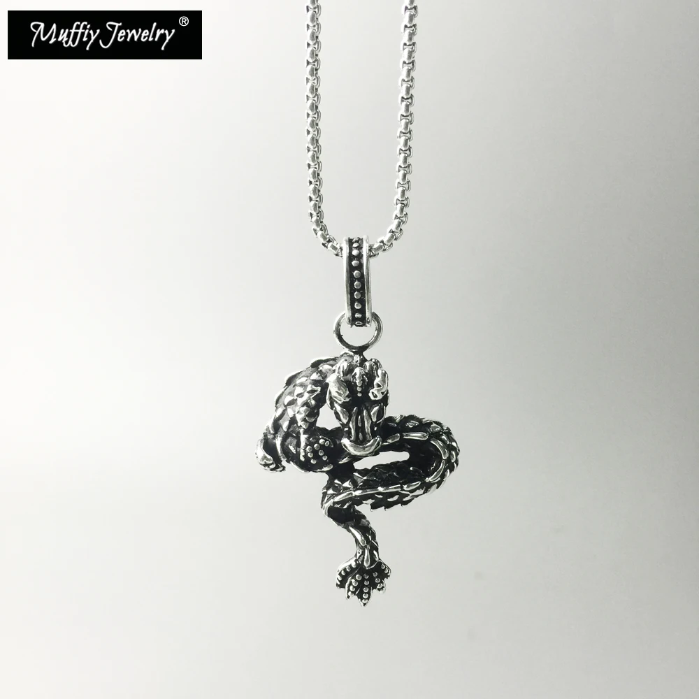 Ожерелье с подвеской в виде дракона модные ювелирные украшения европейском