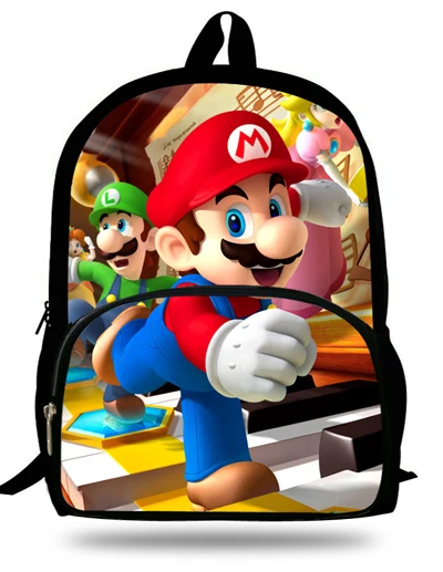 ME15 Аниме 16 дюймов Mochila супер рюкзак Марио Дети для подростков мультфильм девочка сумки детские школьные сумки Супер Марио принт От 7 до 13 лет - Цвет: ME15