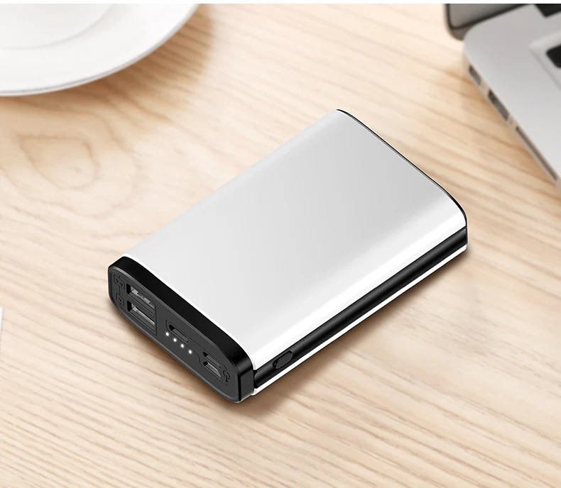 SOODOO power Bank для Xiaomi Mini Pover Bank 10000 мАч портативная внешняя батарея для телефона зарядное устройство для iPhone X huawei P20 PoverBank
