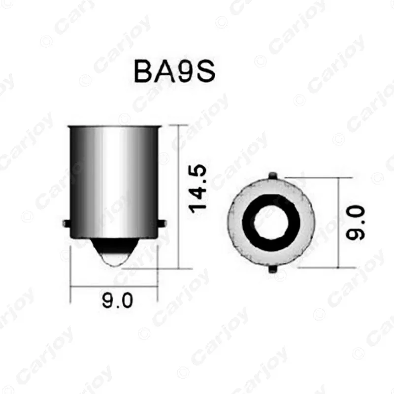 LEEWA 2 шт. белый 12 В постоянного тока автомобиль T4W BA9S 12SMD 2835 Чип силиконовый чехол