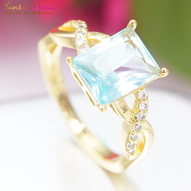 Женское Обручальное кольцо с фианитом 4 цвета|fashion jewelry ring|jewelry ringswedding rings |