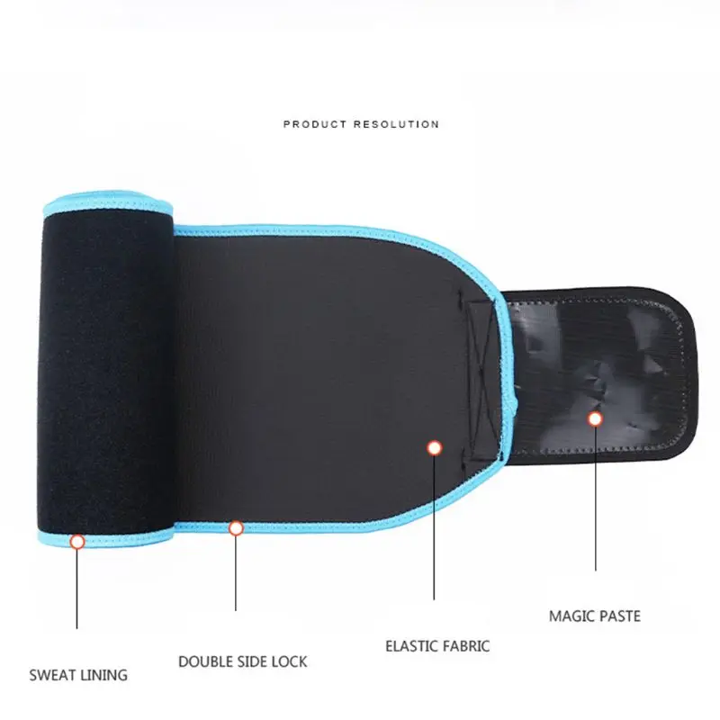 Высокоэластичный водонепроницаемый пояс поддерживающий талию бандаж для