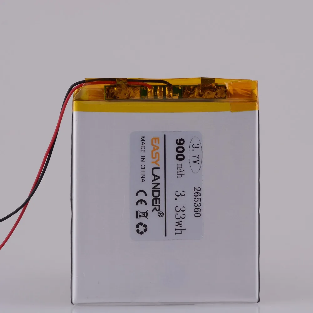 Аккумулятор Li-Polymer емкостью 900 мАч для Kindle 7 7-го поколения, 6" E-BOOK MP4 MP5 Story Machine 255560 WP63GW On.