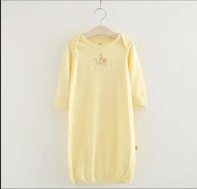 Yellow Спальный мешок для малышей от 0 до 4 лет, спальный мешок для малышей, хлопковый Воздухопроницаемый костюм с длинными рукавами распродажа - Цвет: Yellow
