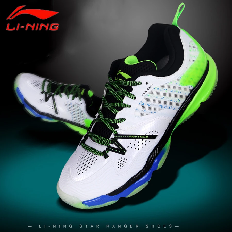 Li Ning Мужская профессиональная обувь для бадминтона Ranger спортивная с высоким