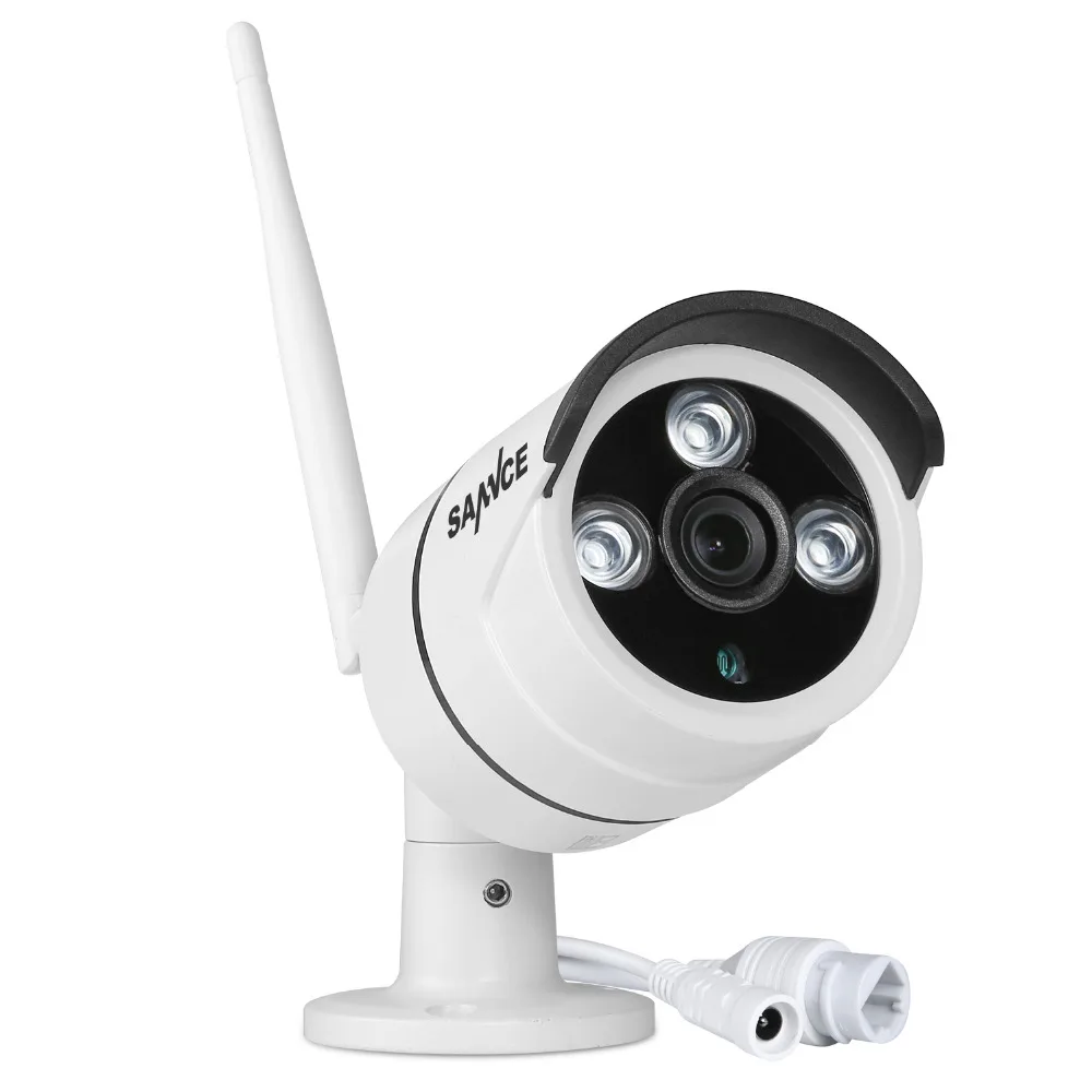 Sannce 2.4 г 10.1 ЖК-дисплей 4CH HD 720 P Беспроводной NVR Wi-Fi 1500TVL в/Открытый ИК ip-камеры охранных Камера система с 1 ТБ