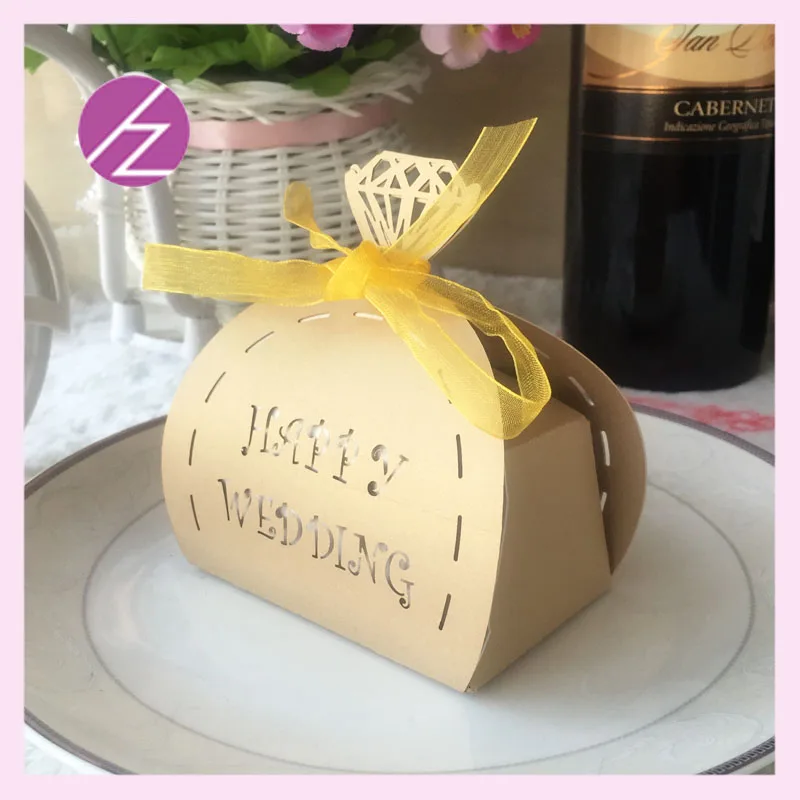 Золотой цвет Бесплатная печать 50 шт. лазерная резка с днем рождения дизайн со