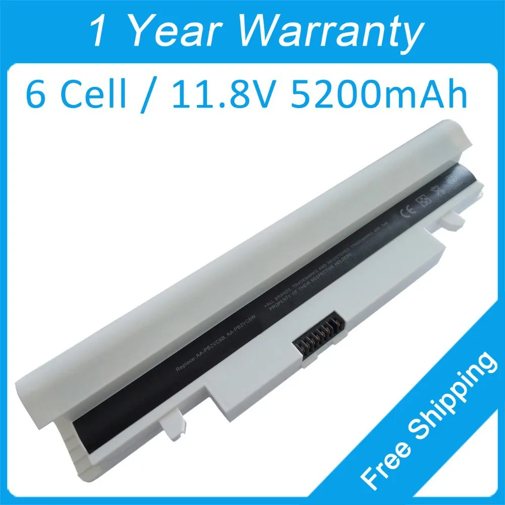 

New white laptop battery for samsung N260 N250 N150 N145 NT-N150P NT-N250P NT-N260P NT-N148P NT-N145P AA-PB2VC6W AA-PB2VC6W/B