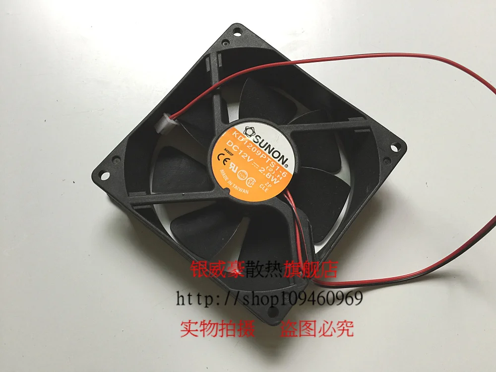 SUNON EF60070V1-C090-S9A 92x92x25 мм DC 12 В 2,8 Вт 92x92x25 мм 2-проводной Вентилятор охлаждения сервера