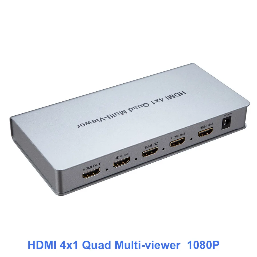HDMI 4x1 переключатель Quad multi просмотра 4 в 1 Поддержка пять режимов переключения