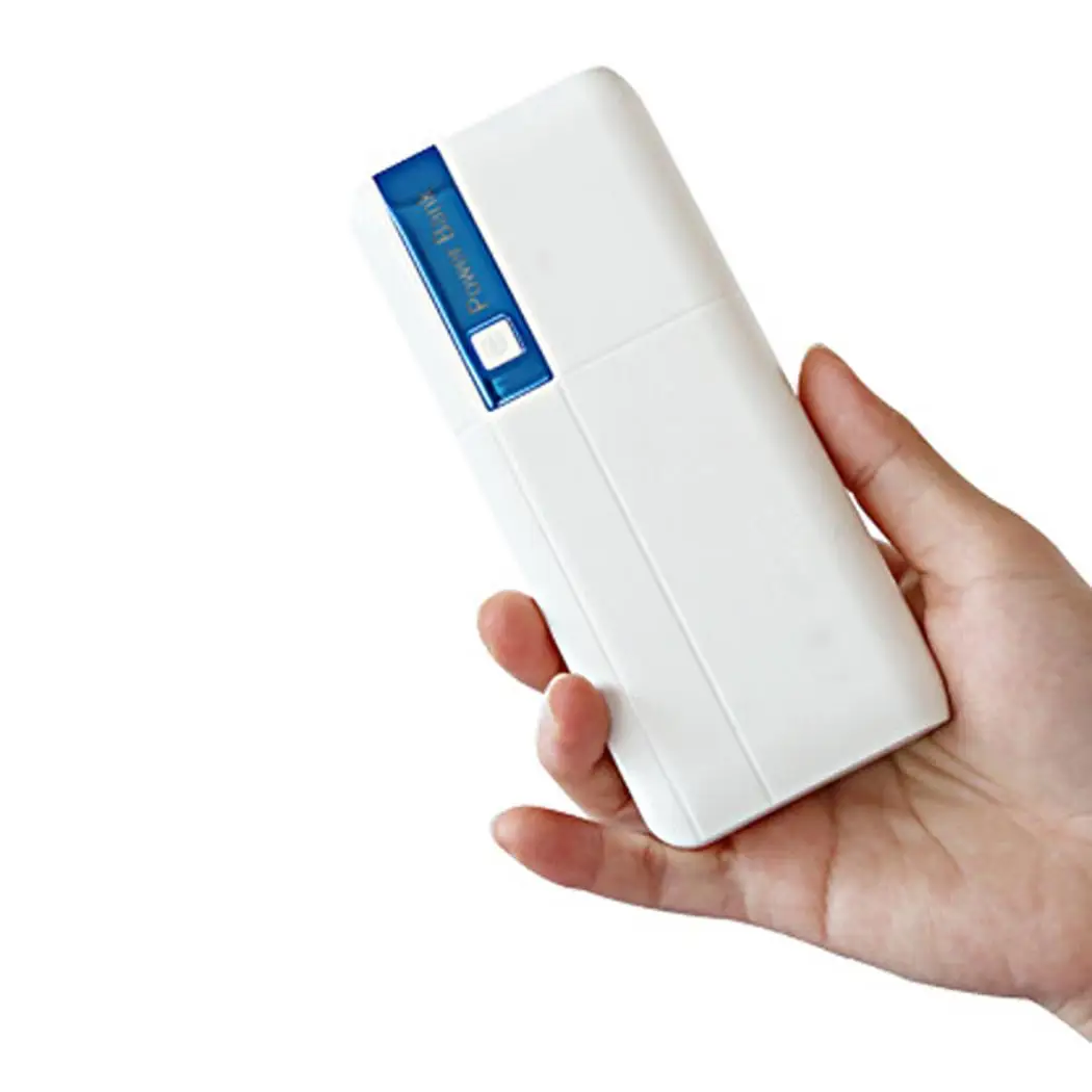 Портативный 6000 8000 10000 mAh три USB 90% power bank 1A, 2.1A, 2.1A порты Быстрая зарядка светодиодный аккумулятор 5 V 1A