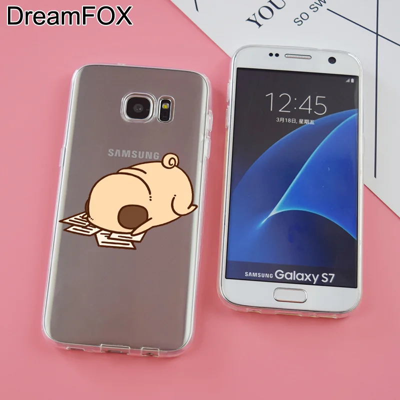 Мягкий силиконовый чехол из ТПУ для samsung Galaxy Note S 6 7 8 9 Edge Plus Grand Prime Dream Fox K340 |