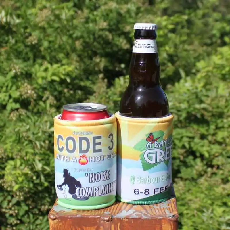 Сублимированные кулеры из неопрена 50 шт./лот свадебный подарок печать