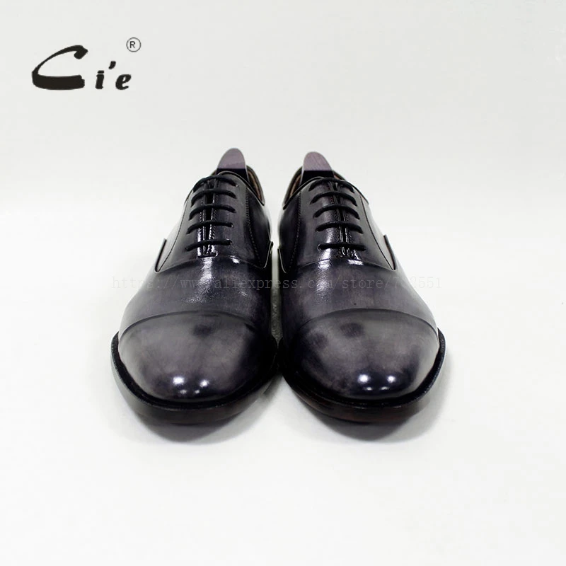 Мужские туфли ручной работы cie из 100% натуральной телячьей кожи с круглым носком