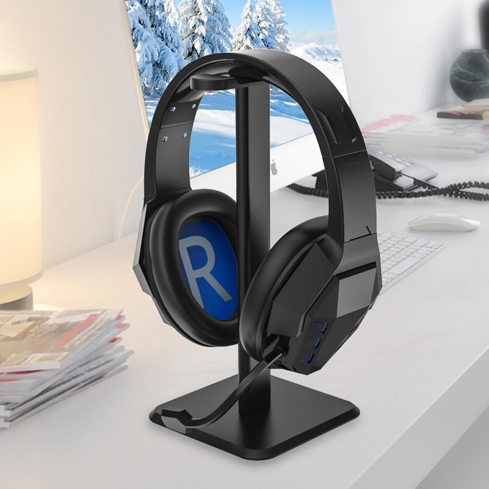 Gaming Headphones Headsets Holder Plastic Headphone Aluminum Alloy ABS Stand Detachable Stable Desktop Bracket | Электроника