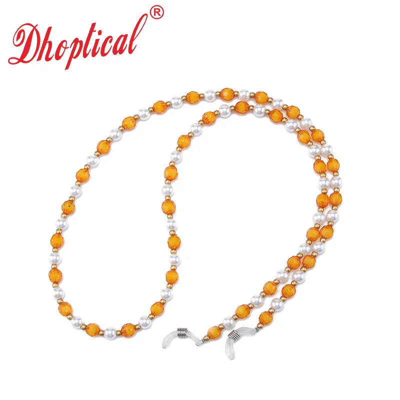 orange Цепочка для солнцезащитных очков, держатель для очков красочные очки веревка Избегайте очков скольжения B022 10 шт. независимая упаковка - Цвет: orange