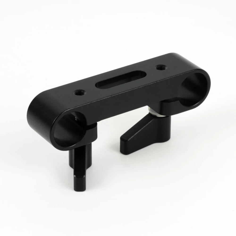 Короткий зазубренный крепежный кронштейн 15 мм стержень зажим рельсовый блок fr