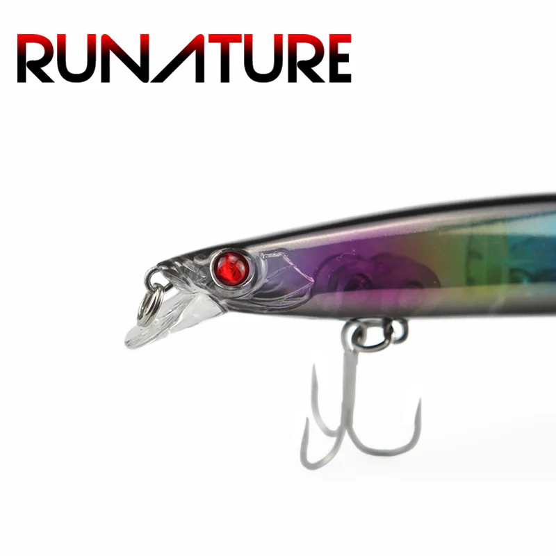 Runature воблер типа Минноу плавающие приманки для ловли рыбы, 125 мм 18,5g 2 шт./компл. искусственная жесткая приманка, воблер приманки ABS Пластик