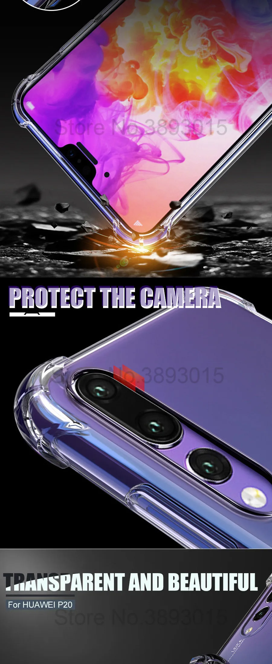 Прозрачный мягкий ударопрочный чехол для huawei Y5 Y6 Y7 Y9 prime nova 5 5i 4 4e 3 3i 3e P30 pro P20 Lite Защитная панель из тонкого