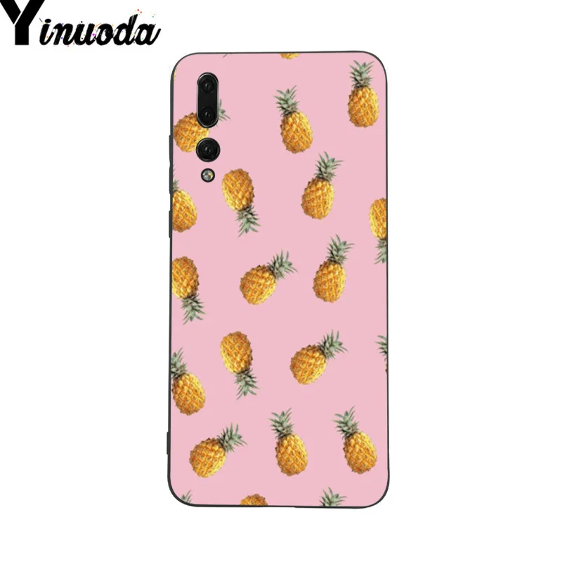 Yinuoda мраморный фрукт ананас окрашенный чехол стильный для телефона Huawei P9 P10 Plus Mate9