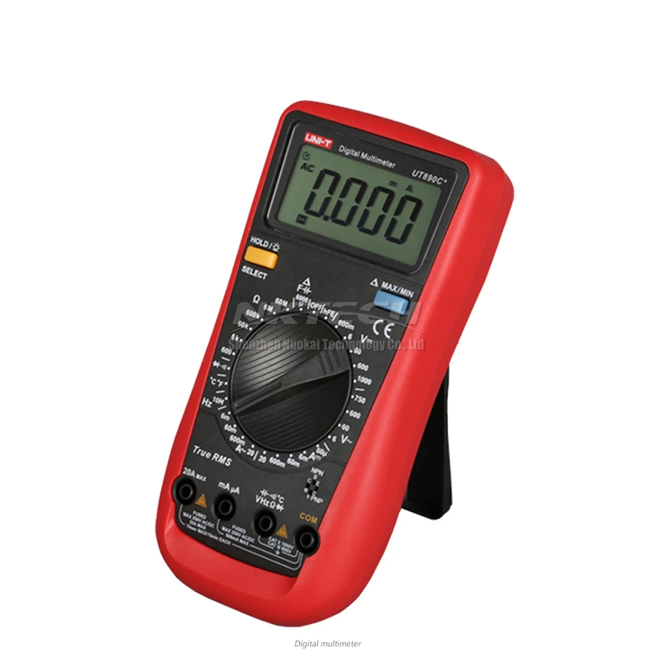 UNI T цифровой мультиметр UT890C + UT890D амперметр True RMS AC DC вольт измерение температуры